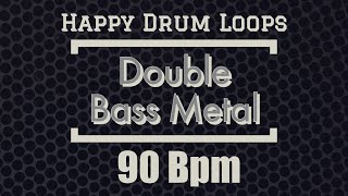 Double Bass Drum Loop 90 bpm [upl. by Widera592]