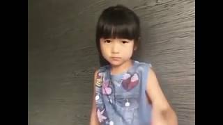 Japanese little girl speak tagalog clearly👍🏻 [upl. by Zoes611]