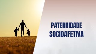 Paternidade socioafetiva [upl. by Acirej]