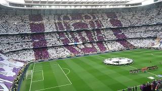 UEFA Champions League Anthem  Estadio Santiago Bernabéu [upl. by Sampson]