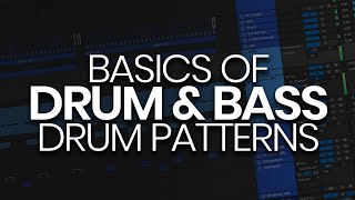 Basics of Drum amp Bass drum patterns [upl. by Llyrehc]