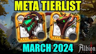 MARCH 2024 META TIERLIST  Albion Online [upl. by Nama]