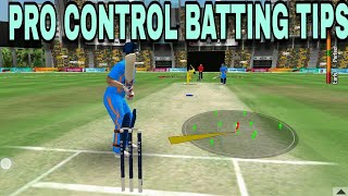 WCC2 PRO CONTROL BATTING TIPS  2 [upl. by Schilit]