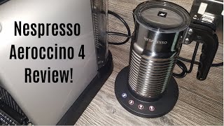 Nespresso Aeroccino 4 Milk Frother Review  Worth upgrading from the Aeroccino 3 [upl. by Piggy833]