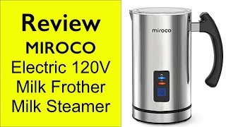 Review Miroco Milk Frother  How to make froth milk at home [upl. by Nosila]