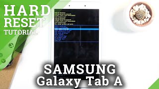 How to Hard Reset SAMSUNG Galaxy Tab A – Recovery Mode [upl. by Akihsar]