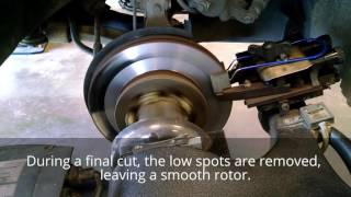 Oncar brake rotor machining [upl. by Elexa]