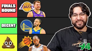 We Put Every Western Conference NBA Team In A Tier List [upl. by Lupe]