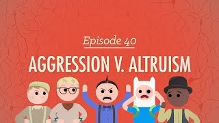 Aggression vs Altruism Crash Course Psychology 40 [upl. by Elik]