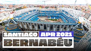 🏗️ NEW Santiago Bernabéu stadium works April 2021  Real Madrid [upl. by Rasla863]