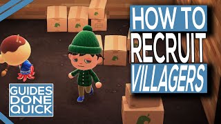 How To Get New Villagers In Animal Crossing New Horizons [upl. by Jania]