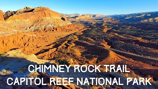 CHIMNEY ROCK TRAIL CAPITOL REEF NATIONAL PARK [upl. by Heffron]