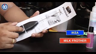 IKEA MILK FROTHER Review amp Battery Installation [upl. by Lyudmila898]