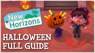 Animal Crossing New Horizons  Halloween FULL GUIDE Tips amp Tricks New Items amp More [upl. by Enaitsirk124]