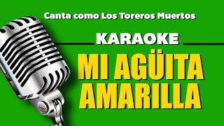 Mi Agüita Amarilla con letra  Los Toreros Muertos karaoke [upl. by Toogood]