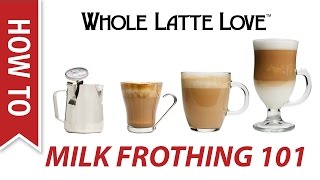 Milk Frothing for Beginners [upl. by Brander]