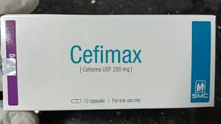 Cefimax Cefixime USP 200mgSMC [upl. by Bonnie447]