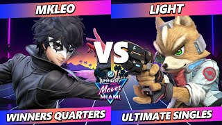 LMM Miami 2024  MkLeo Joker Vs Light Fox Smash Ultimate  SSBU [upl. by Sarnoff]