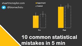 Ten Statistical Mistakes in 5 Min [upl. by Kizzee]