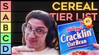 My DEFINITIVE Cereal Tier List [upl. by Riess]