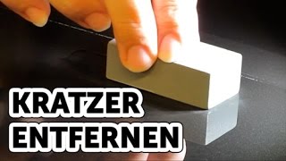 Kratzer entfernen vom Auto vom Autolack  Menzerna Solid Grit hilft dabei [upl. by Cullie670]