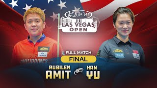 FINAL ▸ YU vs AMIT ▸ Kamui Las Vegas Womens Open [upl. by Burkle]