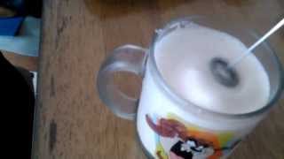 Aerolatte Review Frothing Cold Milk In Under 1 Minute [upl. by Atnuahs]